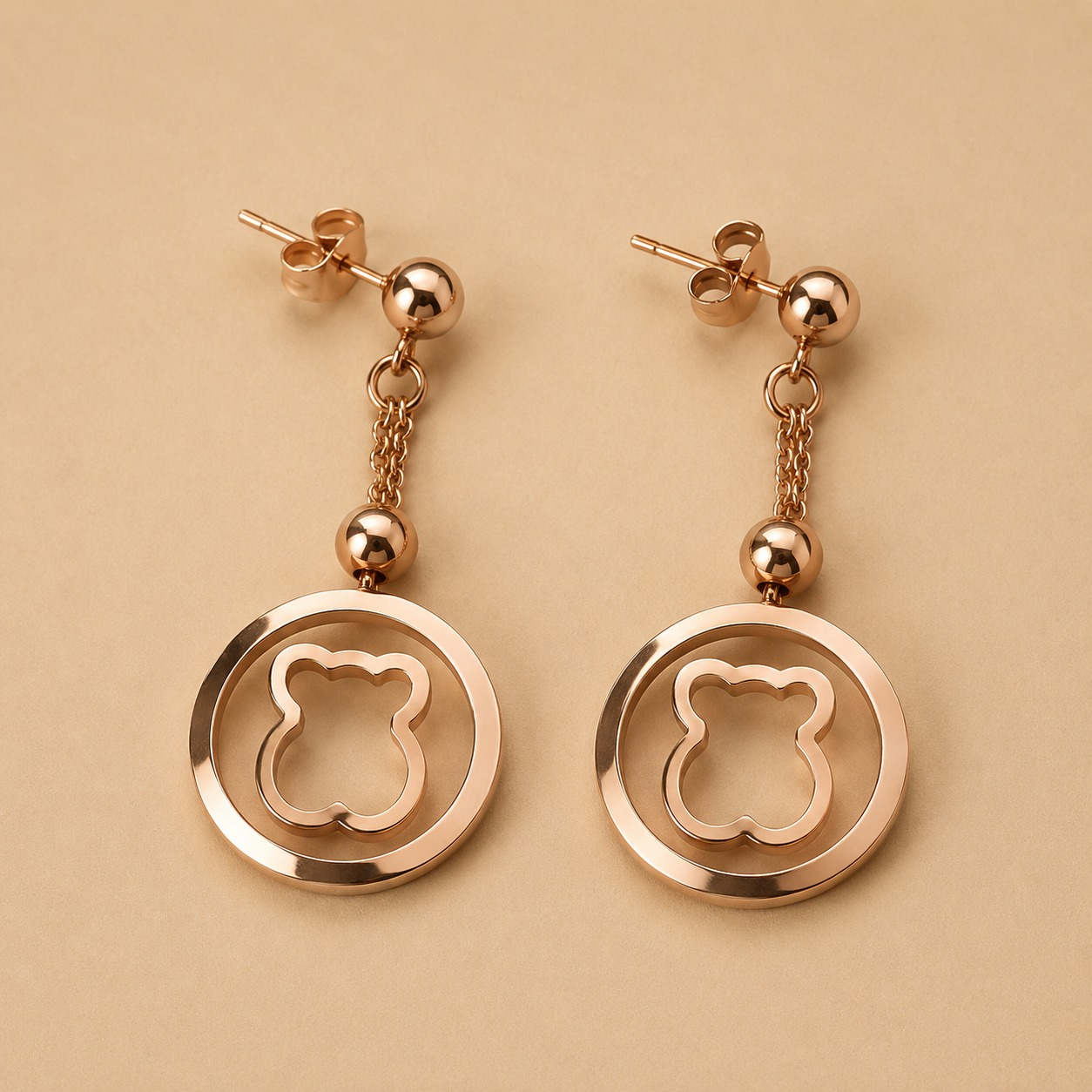 Par de aretes de Acero Inoxidable (88-223)