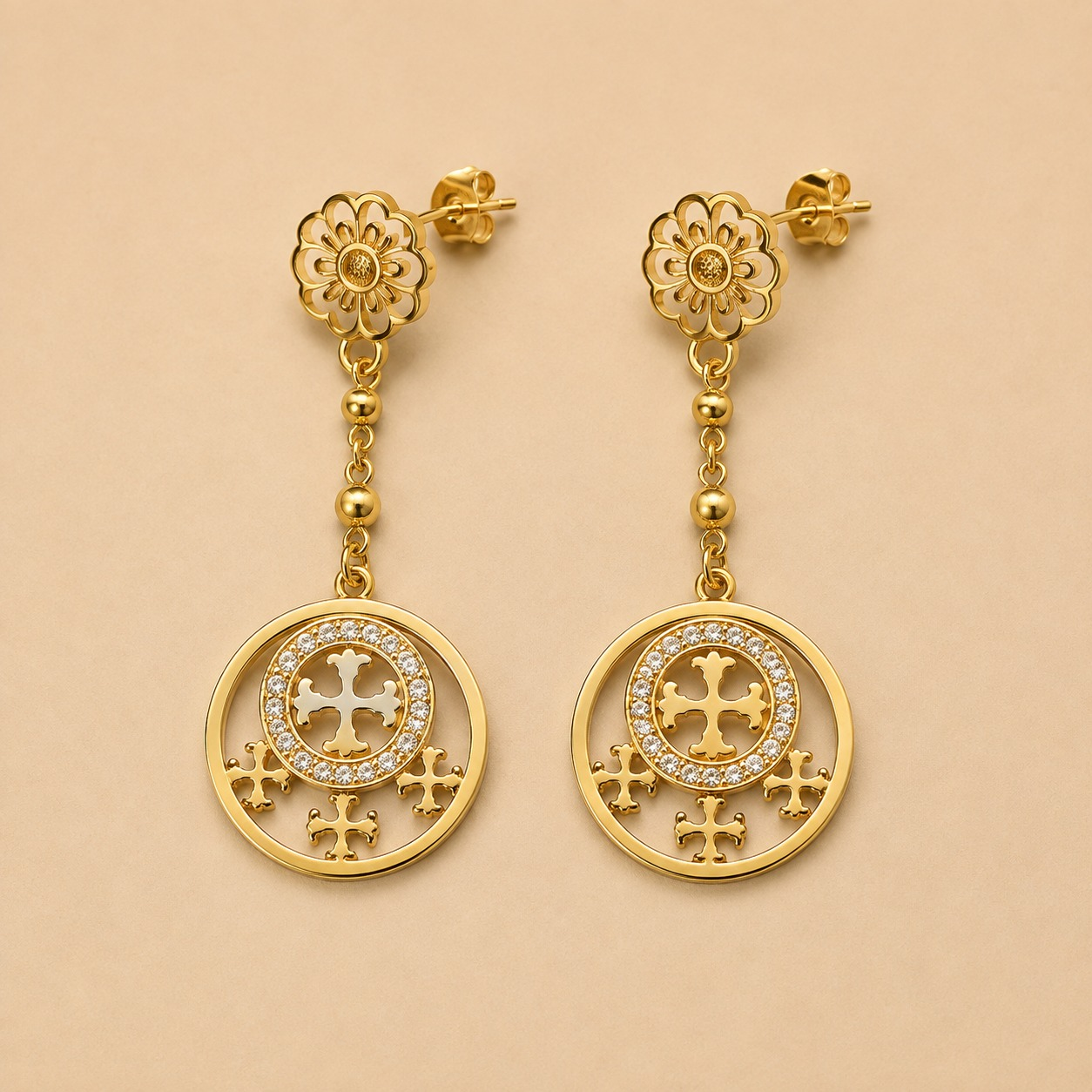 Par de aretes de Acero Inoxidable (88-197)