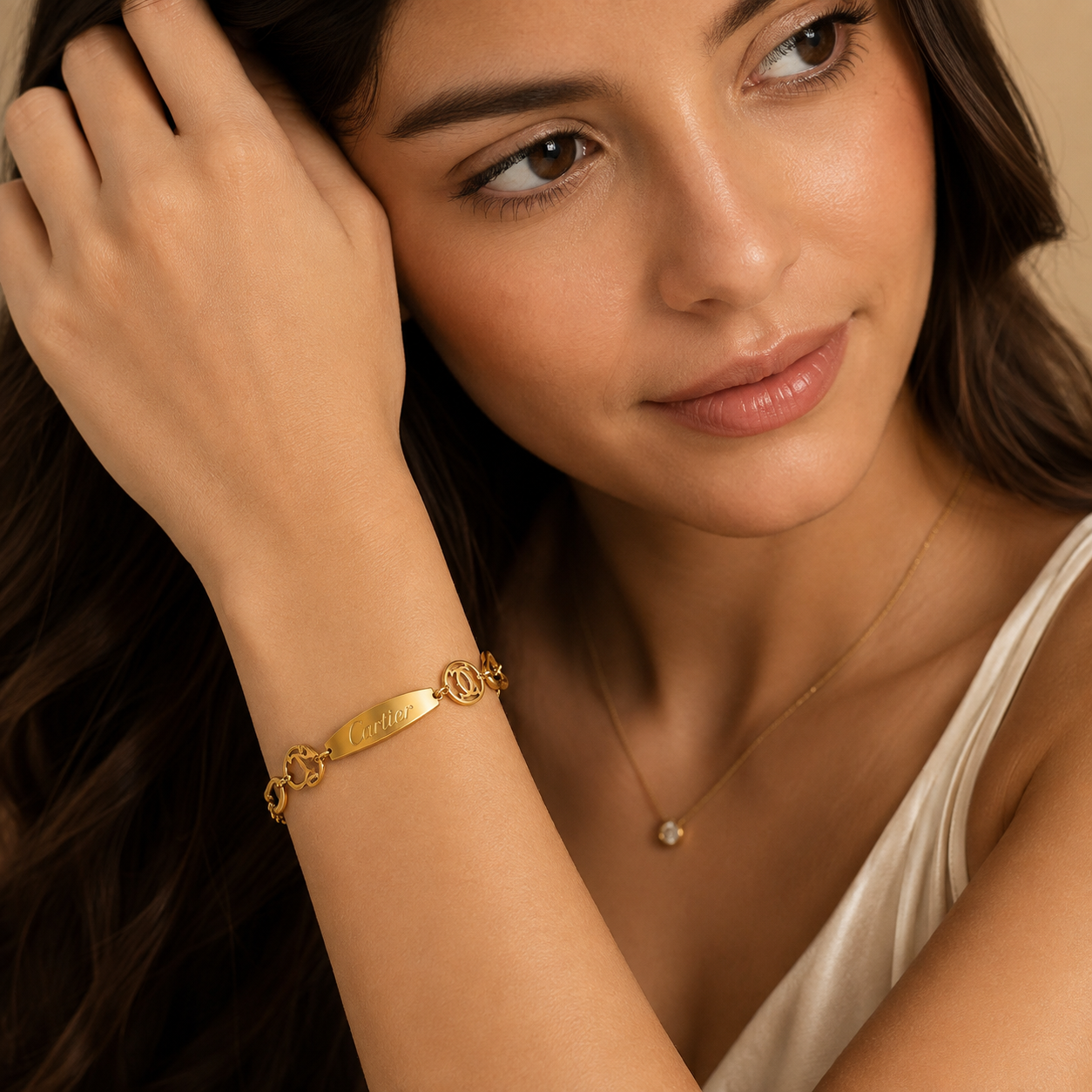 Pulsera de acero inoxidable ajustable (88-24)