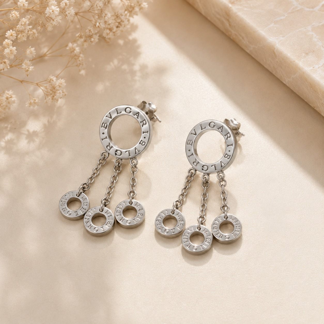 Par de aretes de Acero Inoxidable (88-235)