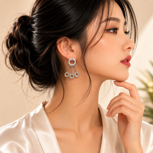 Par de aretes de Acero Inoxidable (88-235)