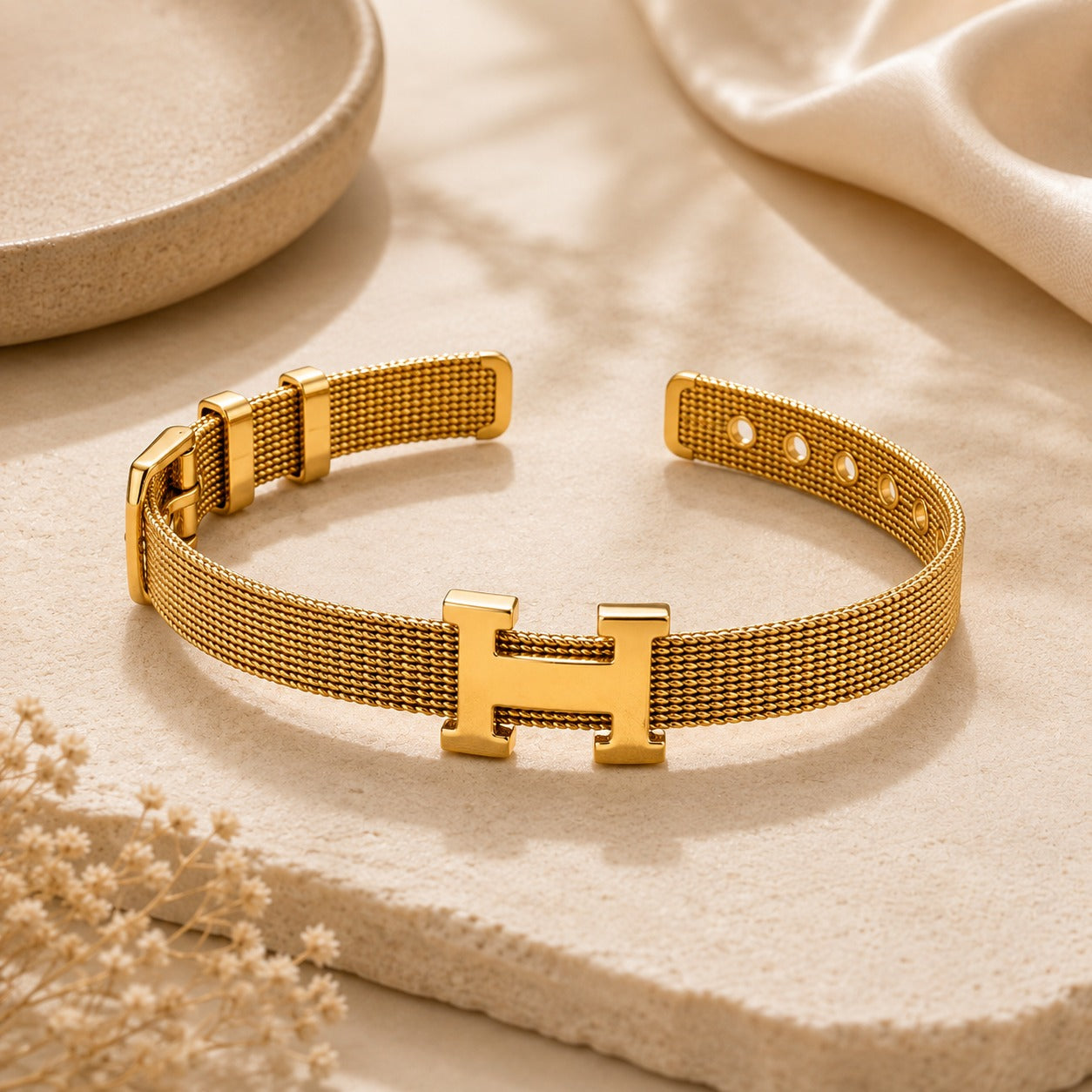 Brazalete de acero inoxidable (88-78)