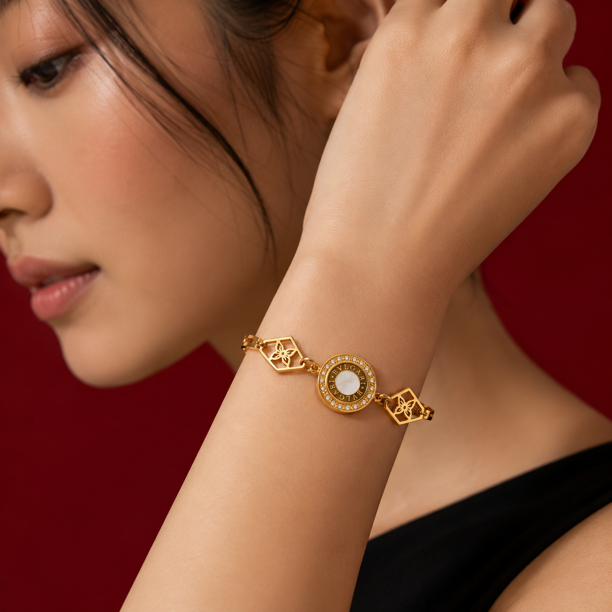 Pulsera de acero inoxidable ajustable (88-25)