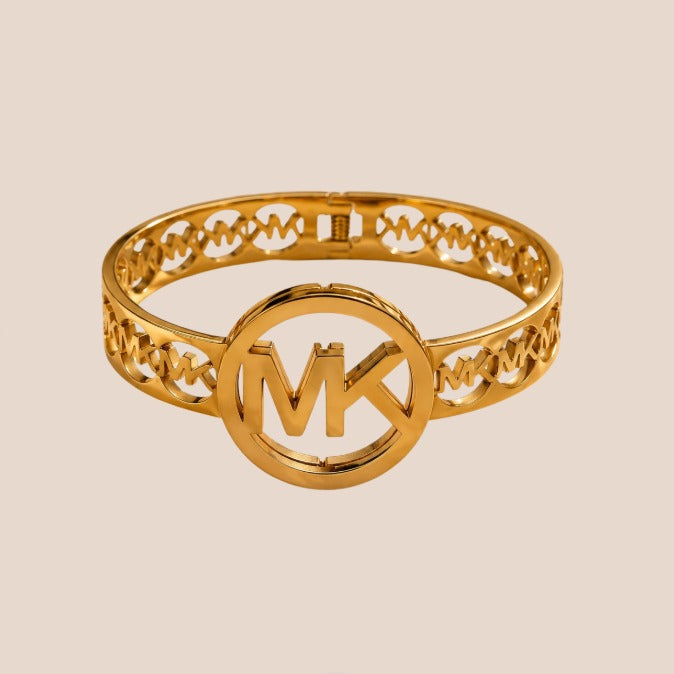 Brazalete de acero inoxidable color Dorado (88-64)