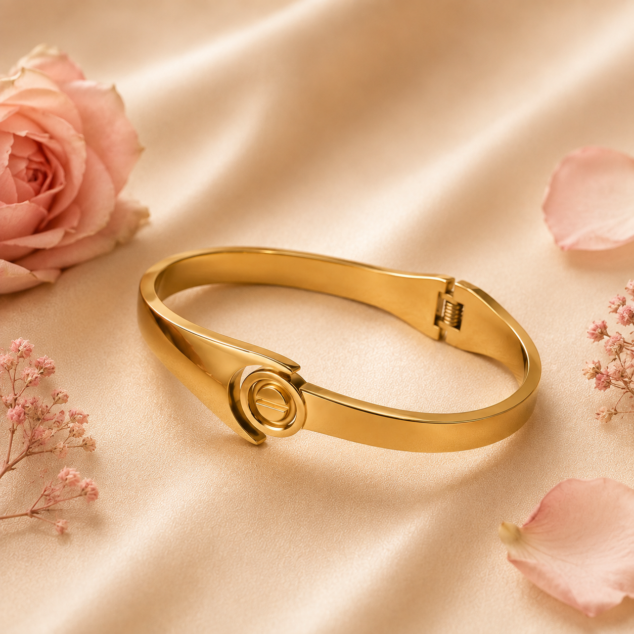 Brazalete de acero inoxidable de 6cm (88-74)