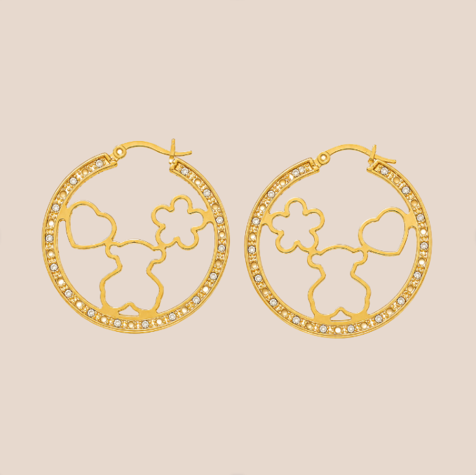 Par de aretes de Acero Inoxidable  (88-204)