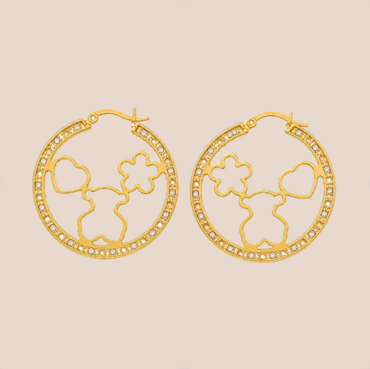 Par de aretes de Acero Inoxidable  (88-204)