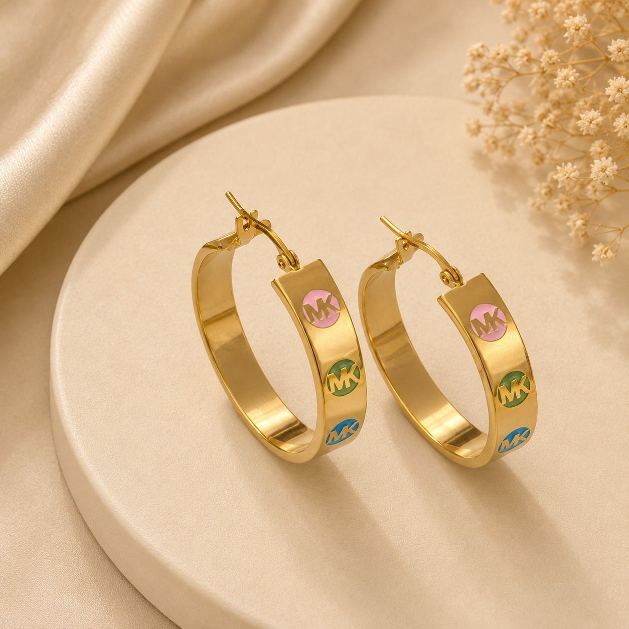 Par de aretes de Acero Inoxidable (88-187)