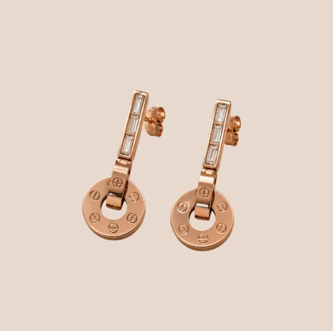 Par de aretes de Acero Inoxidable (88-235)