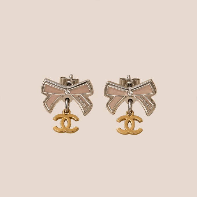 Par de aretes de Acero Inoxidable con lazo (88-211)