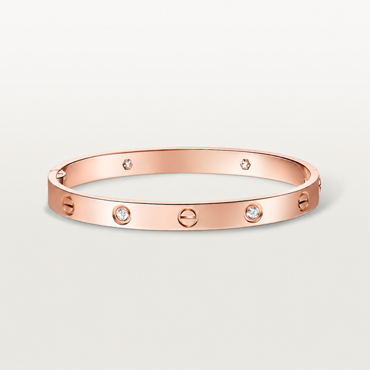 Pulsera tamaño clásico Rosado Acero quirúrgico (X5A)