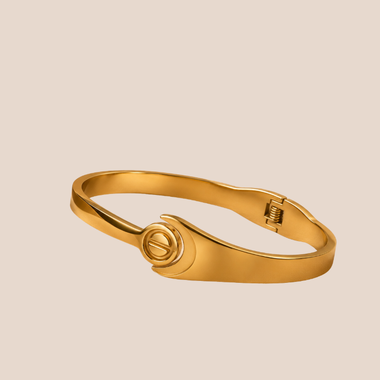 Brazalete de acero inoxidable de 6cm (88-74)