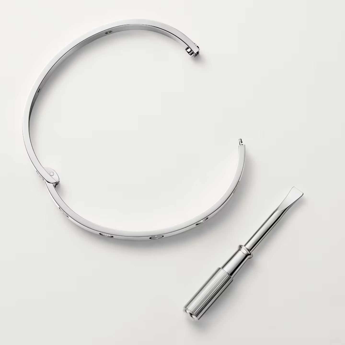 Pulsera tamaño clásico Plateado Acero quirurgico (X5A)