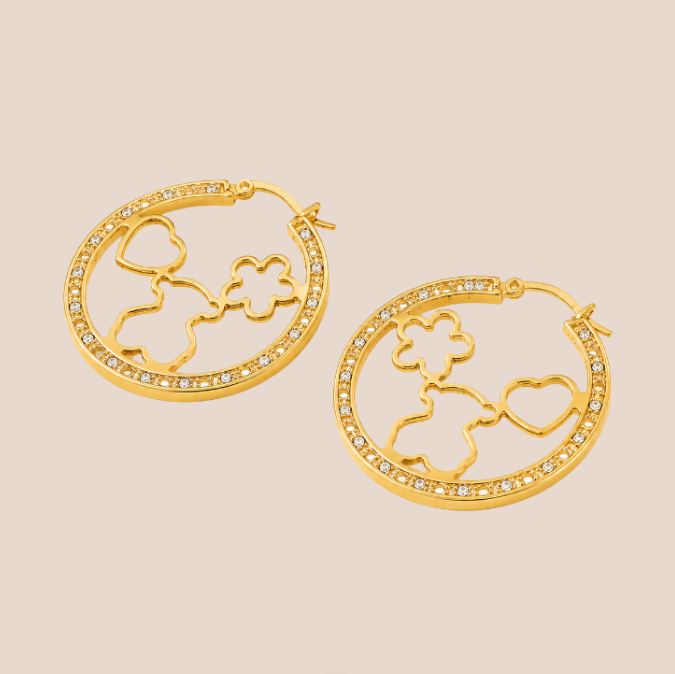 Par de aretes de Acero Inoxidable  (88-204)