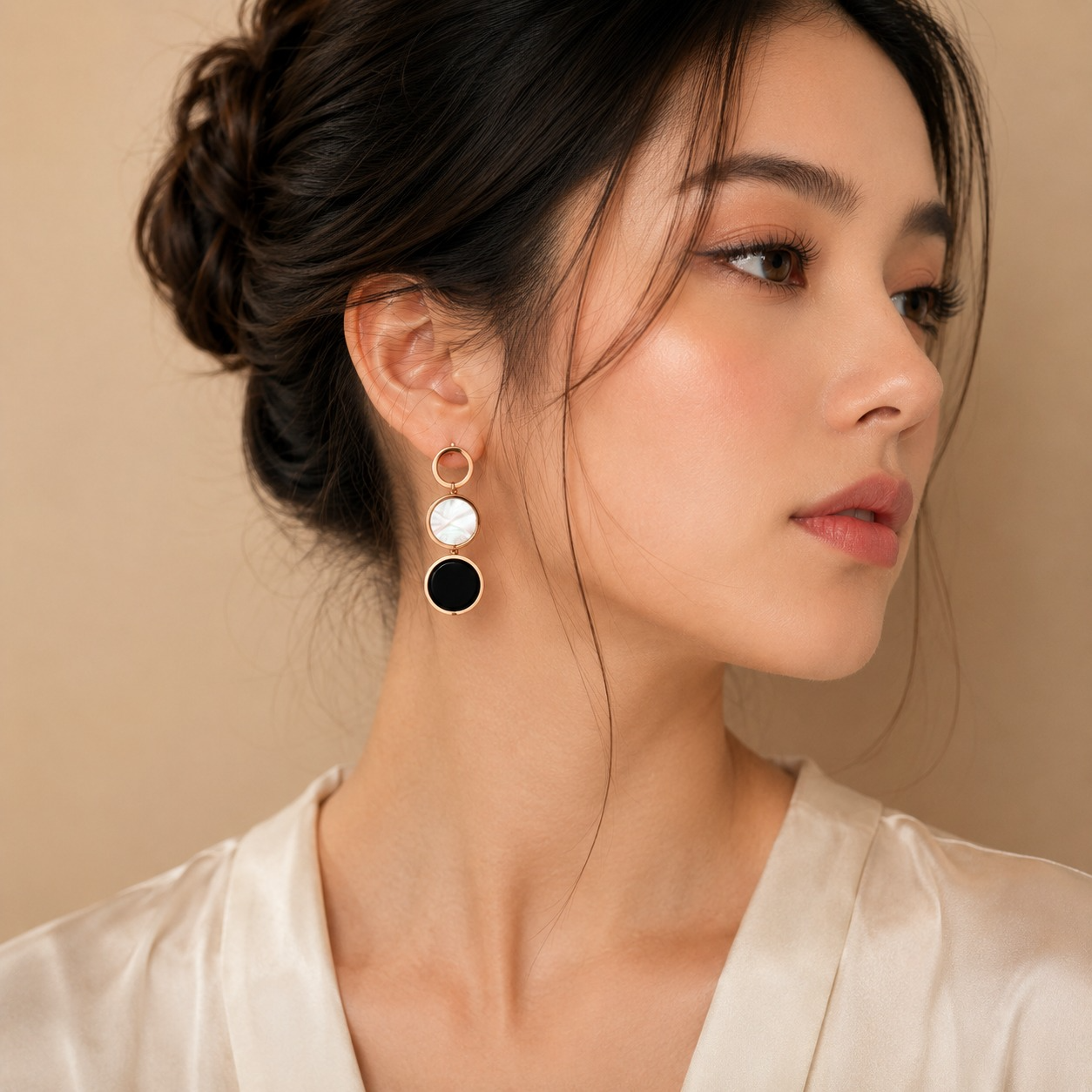 Par de aretes de Acero Inoxidable con Osito (88-239)