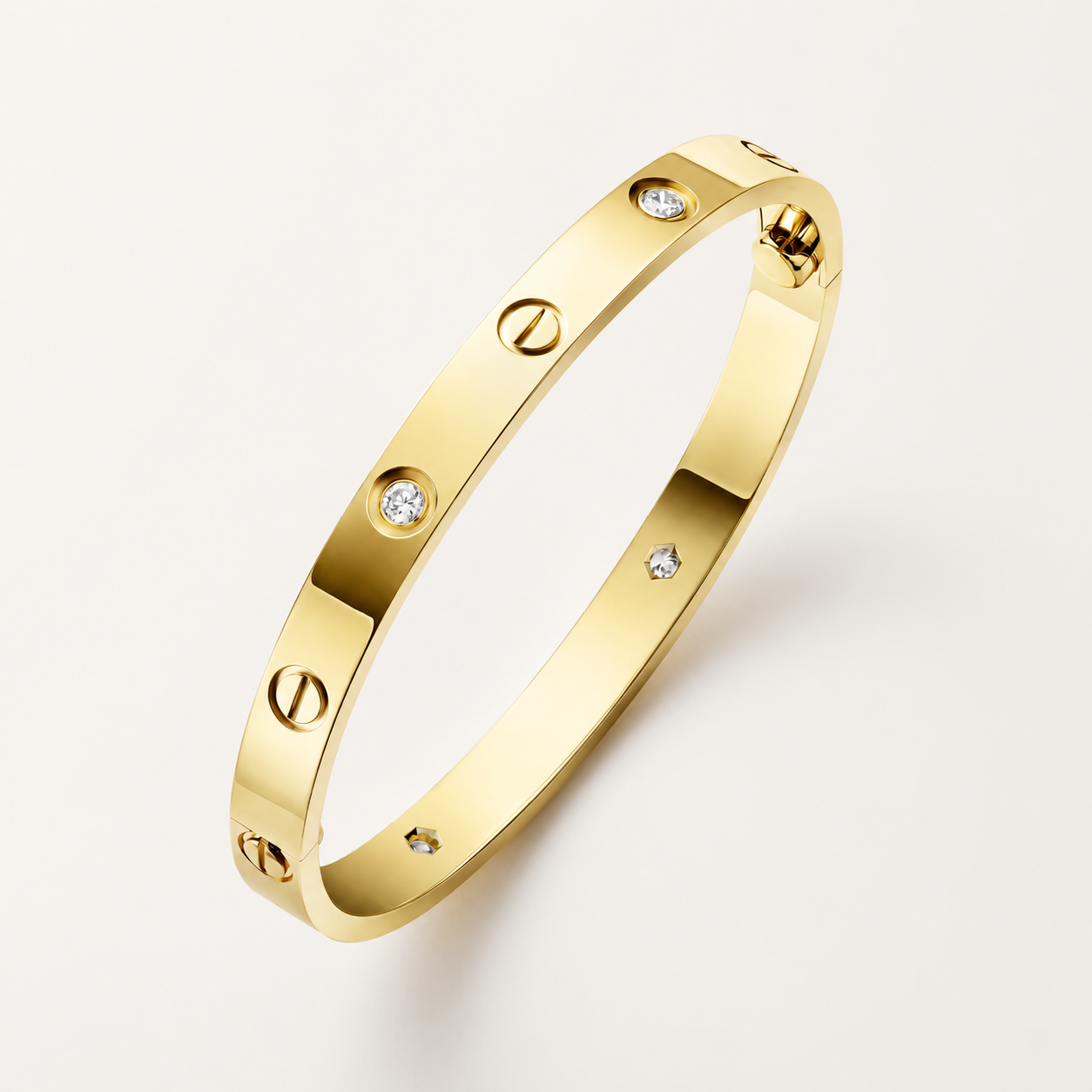 Pulsera tamaño clásico Amarillo Acero quirúrgico (X5A)