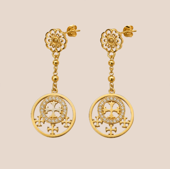 Par de aretes de Acero Inoxidable (88-197)